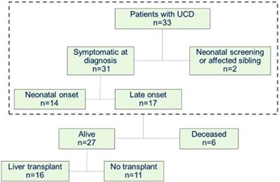 Frontiers | Urea cycle disorders and indications for liver